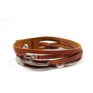 HandMade in Aspen Leather Multi Media Chocker Boho